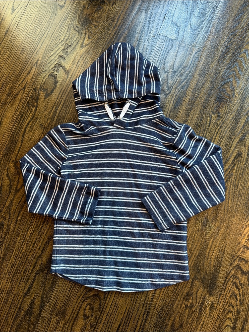 J&J Navy Striped Hoodie